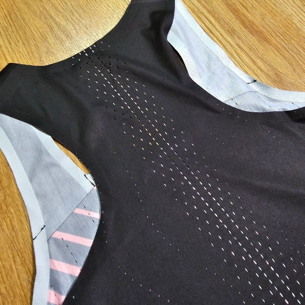 Nike Aeroswift Bowerman Track Club Running Tank Top Racing Singlet Black Red L - Picture 12 of 16